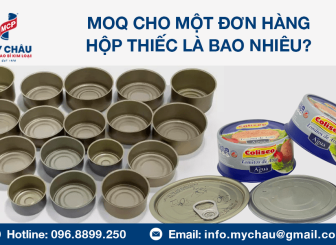MOQ CHO MỘT ĐƠN ĐẶT HÀNG HỘP THIẾC LÀ NHIÊU?